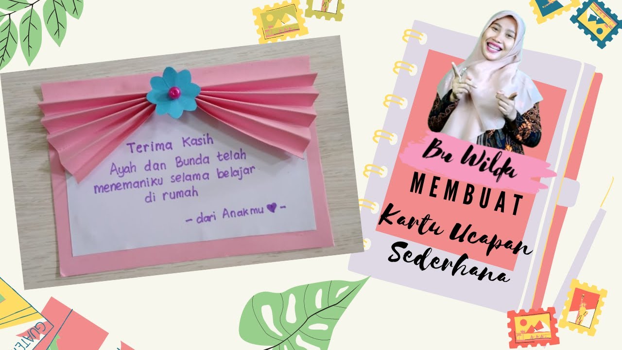 Detail Contoh Kartu Ucapan Anak Sd Koleksi Nomer 2