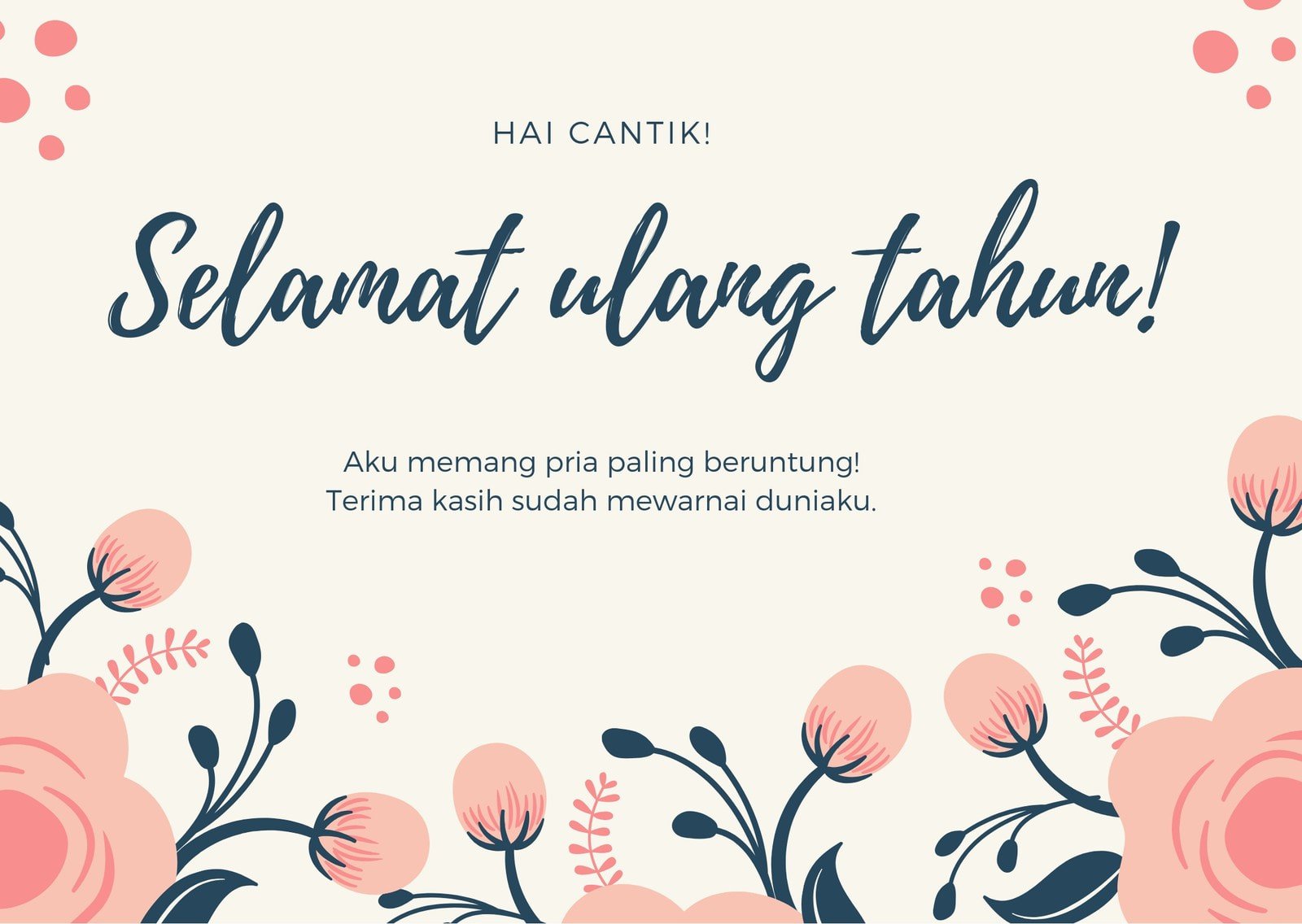 Template Kartu Ucapan Ulang Tahun Gratis