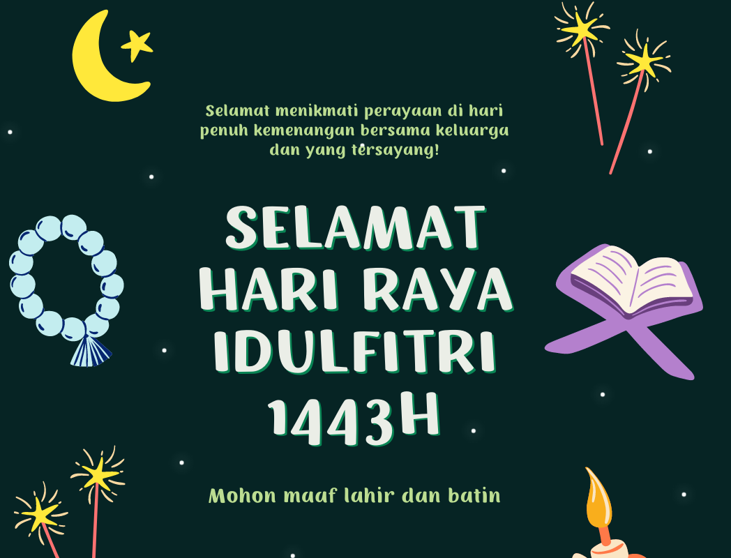 Detail Contoh Kartu Ucapan Hari Raya Idul Fitri Nomer 20