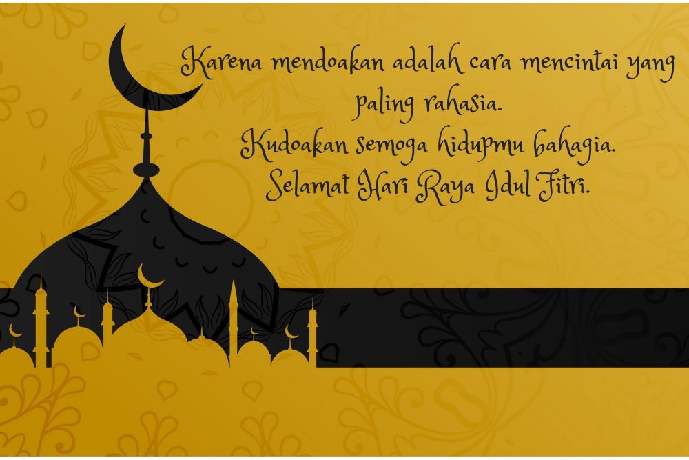 Detail Contoh Kartu Ucapan Hari Raya Idul Fitri Nomer 25