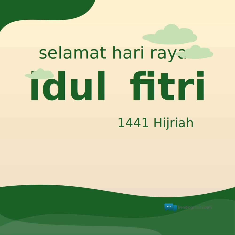 Download Contoh Kartu Ucapan Hari Raya Idul Fitri Nomer 31