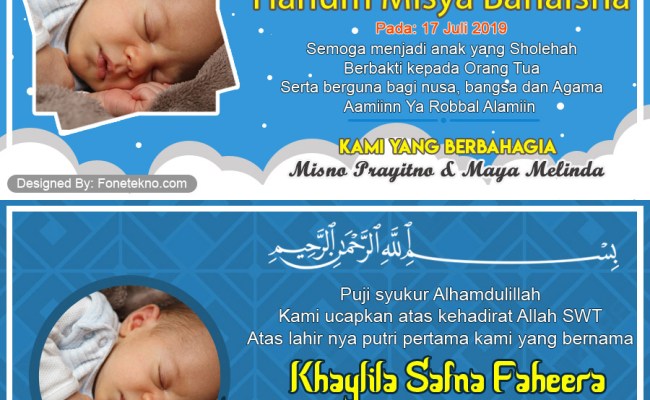 Detail Contoh Kartu Ucapan Selamat Atas Kelahiran Bayi Nomer 35