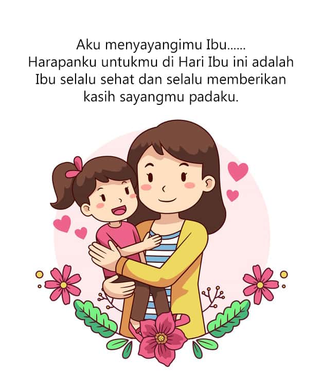 Detail Contoh Kartu Ucapan Selamat Hari Ibu Nomer 2