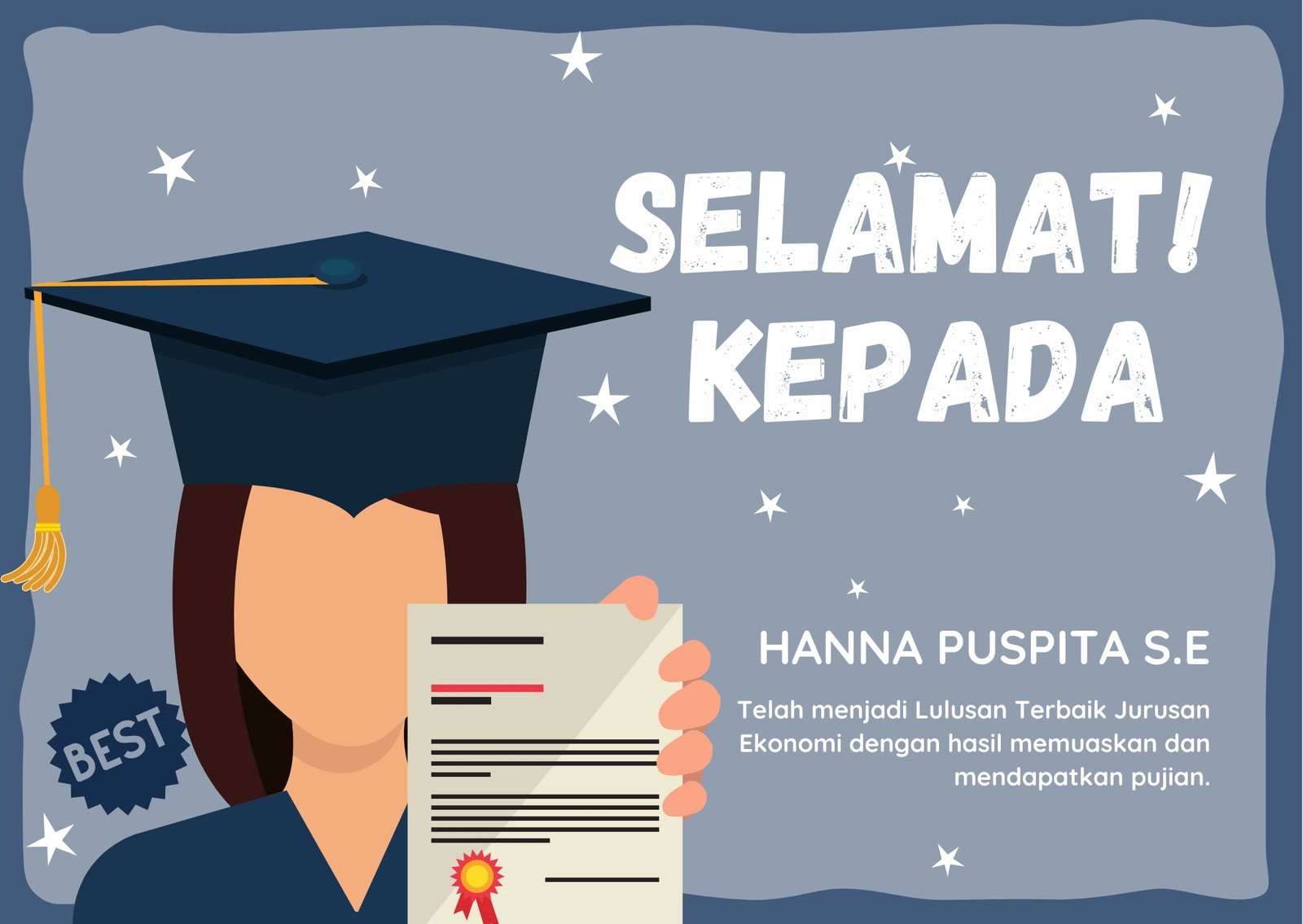 Detail Contoh Kartu Ucapan Wisuda Nomer 7