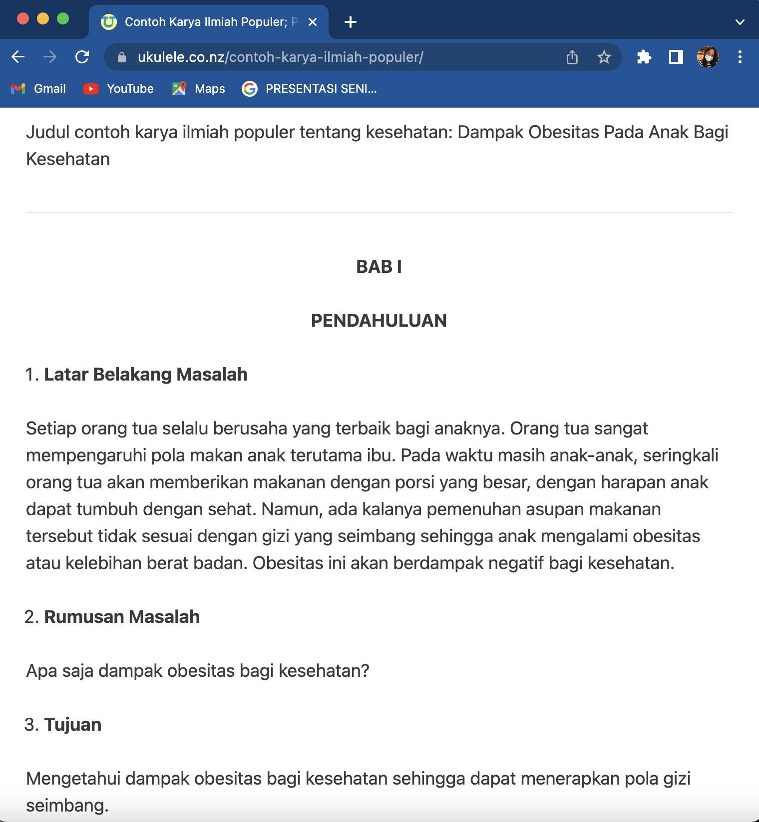 Detail Contoh Karya Ilmiah Populer Nomer 38