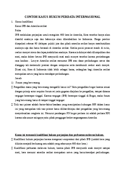 Detail Contoh Kasus Hukum Acara Perdata Nomer 16