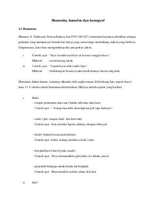 Detail Contoh Kata Homofon Nomer 23
