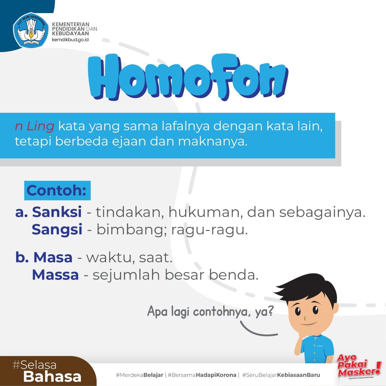 Detail Contoh Kata Homofon Nomer 4