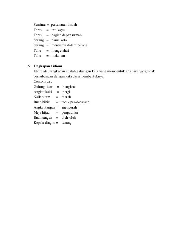 Detail Contoh Kata Homofon Nomer 41