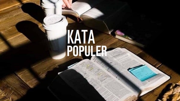 Detail Contoh Kata Kajian Dan Kata Populer Nomer 28