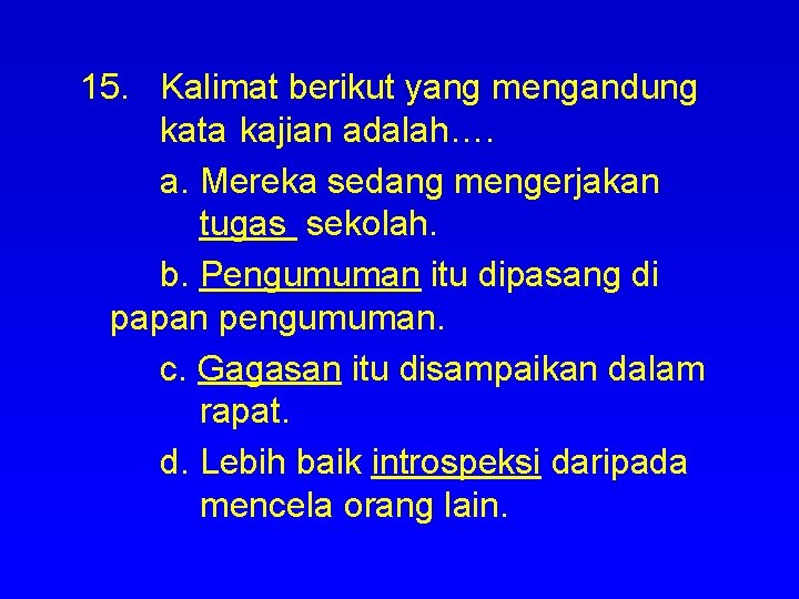 Detail Contoh Kata Kajian Dan Kata Populer Nomer 31