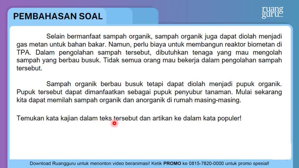 Detail Contoh Kata Kajian Dan Kata Populer Nomer 36