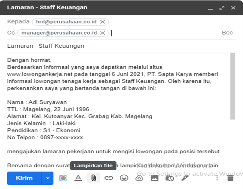 Detail Contoh Kata Kata Untuk Mengirim Email Ke Perusahaan Nomer 15