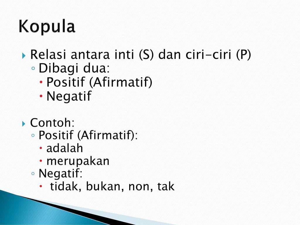 Detail Contoh Kata Kopula Nomer 2