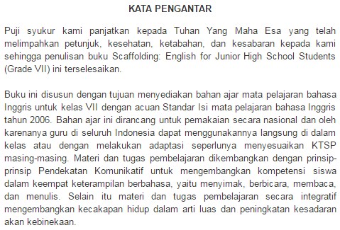 Detail Contoh Kata Pengantar Bahasa Inggris Nomer 7