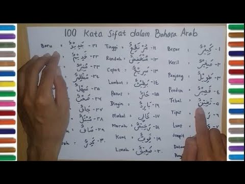 Contoh Kata Sifat Dalam Bahasa Arab - KibrisPDR