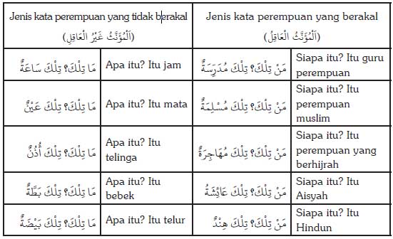 Detail Contoh Kata Tunjuk Dalam Bahasa Arab Nomer 26