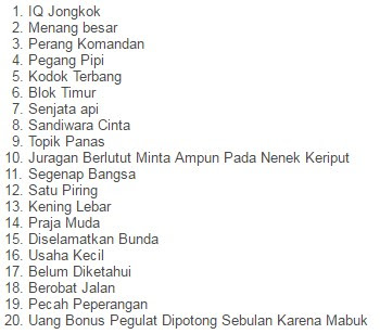 Detail Contoh Kata Untuk Permainan Tebak Kata Nomer 23