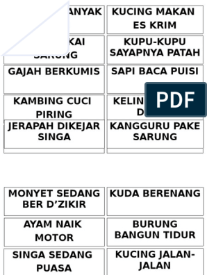 Detail Contoh Kata Untuk Permainan Tebak Kata Nomer 5