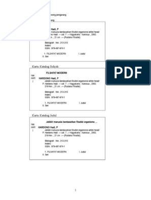 Detail Contoh Katalog Buku Nomer 16