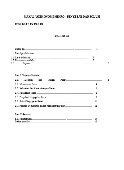 Detail Contoh Kegagalan Pasar Nomer 37