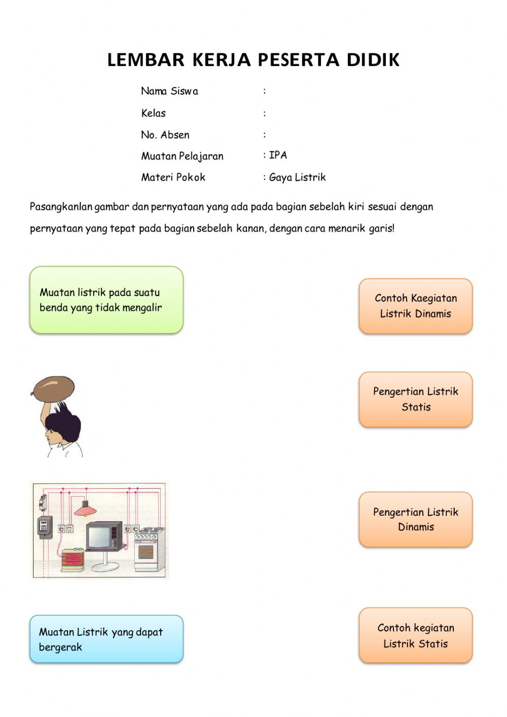 Detail Contoh Kegiatan Gaya Listrik Nomer 11