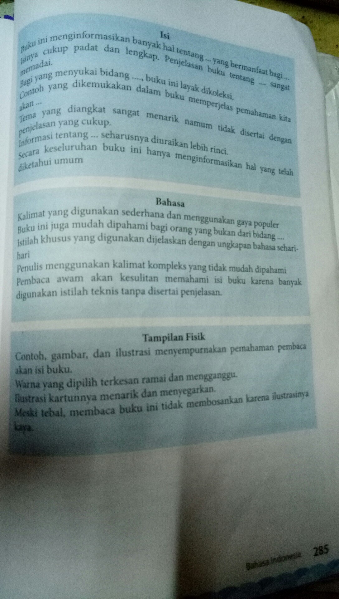 Detail Contoh Kekurangan Buku Nomer 19