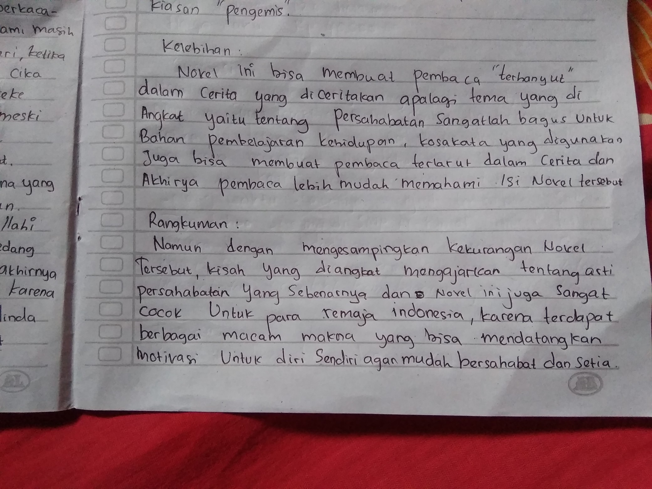 Detail Contoh Kekurangan Buku Nomer 26