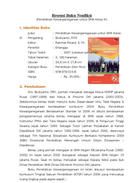 Detail Contoh Kekurangan Buku Nomer 50