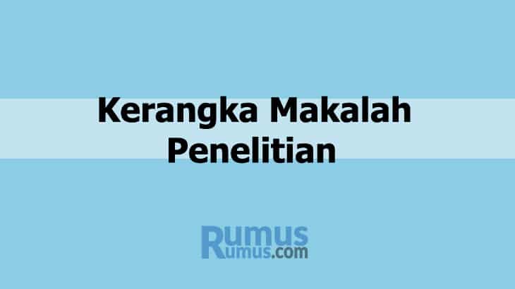 Detail Contoh Kerangka Artikel Nomer 53