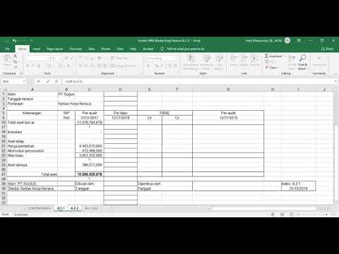 Detail Contoh Kertas Kerja Audit Excel Nomer 6