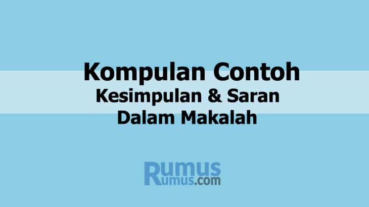 Detail Contoh Kesimpulan Dalam Makalah Nomer 19