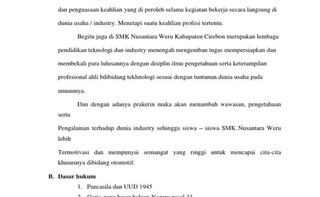 Detail Contoh Kesimpulan Laporan Pkl Nomer 26