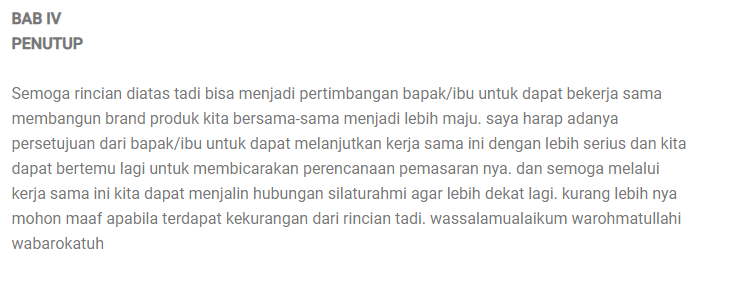 Detail Contoh Kesimpulan Proposal Nomer 14