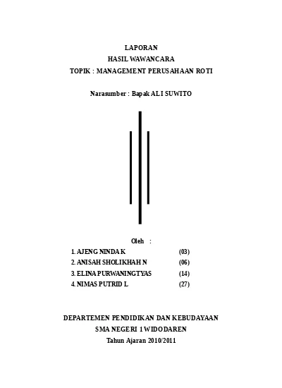 Detail Contoh Kesimpulan Wawancara Nomer 53