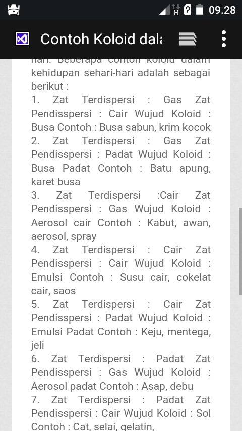 Detail Contoh Koloid Dalam Kehidupan Sehari Hari Nomer 13