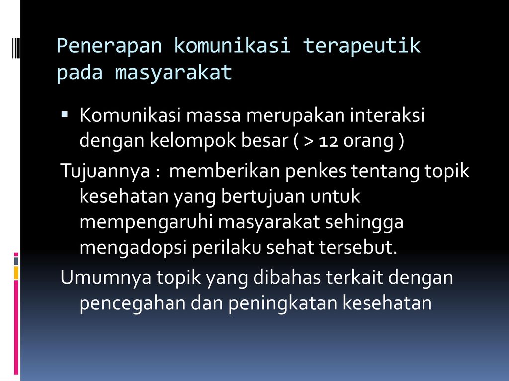 Detail Contoh Komunikasi Terapeutik Nomer 16