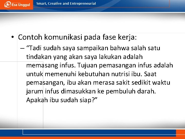 Detail Contoh Komunikasi Terapeutik Nomer 28