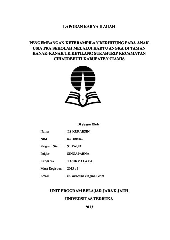 Detail Contoh Konsep Bilangan Untuk Anak Tk Nomer 34