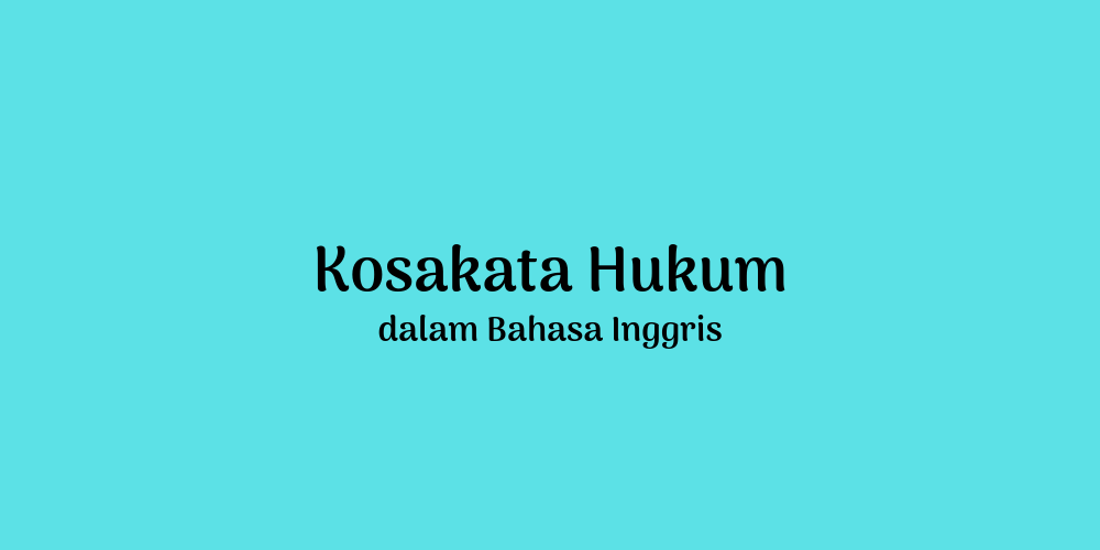 Detail Contoh Kosakata Dalam Bahasa Inggris Nomer 36