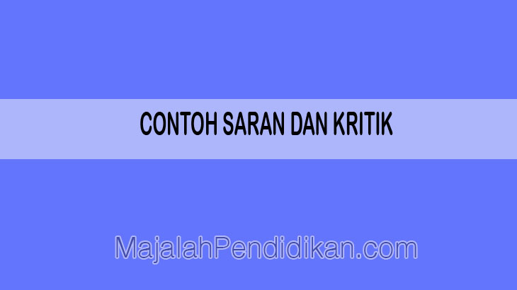 Detail Contoh Kritik Dan Saran Untuk Dosen Nomer 8