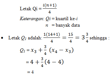 Detail Contoh Kuartil Data Kelompok Nomer 8