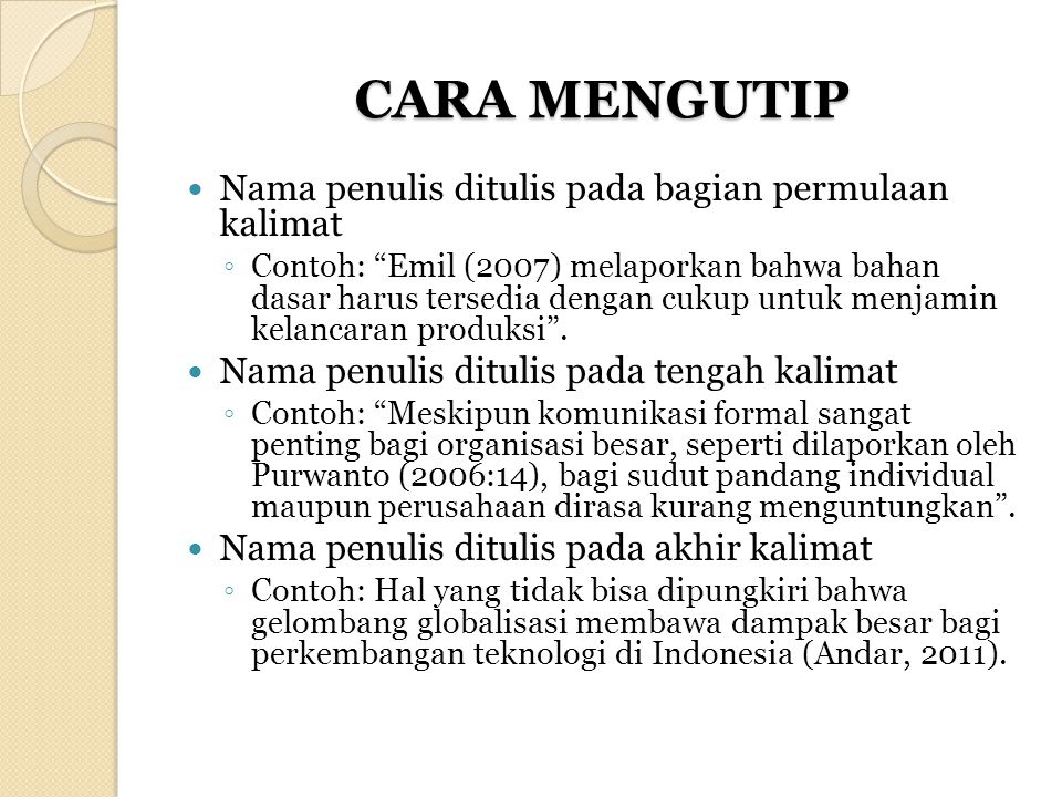 Detail Contoh Kutipan Dari Buku Nomer 21