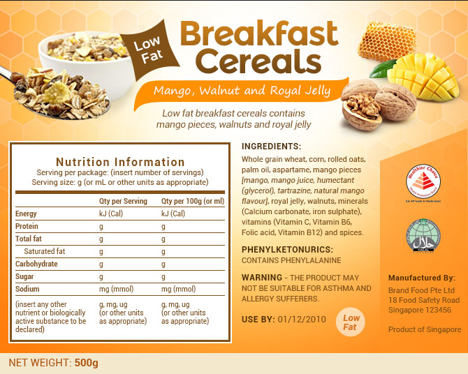 Detail Contoh Label Makanan Dalam Bahasa Inggris Nomer 14