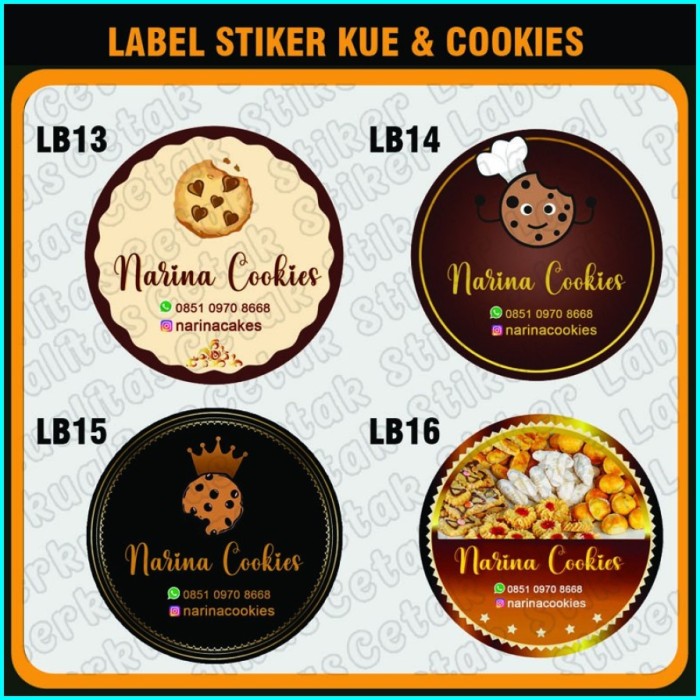 Detail Contoh Label Untuk Toples Kue Kering Nomer 35