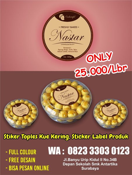 Detail Contoh Label Untuk Toples Kue Kering Nomer 7