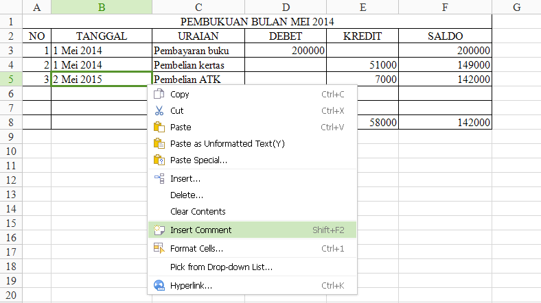 Detail Contoh Laporan Excel Nomer 33