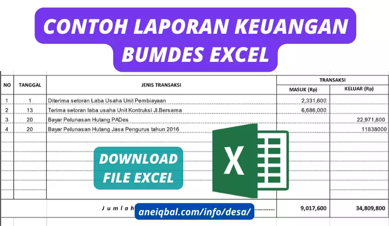 Detail Contoh Laporan Excel Nomer 47