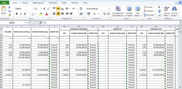 Detail Contoh Laporan Excel Nomer 10
