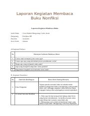 Detail Contoh Laporan Isi Buku Nomer 19